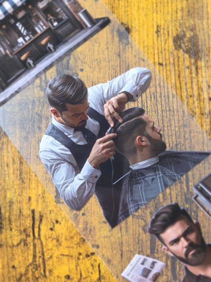 PET Tape Stickerband Barbershop 7cm x 1,50m