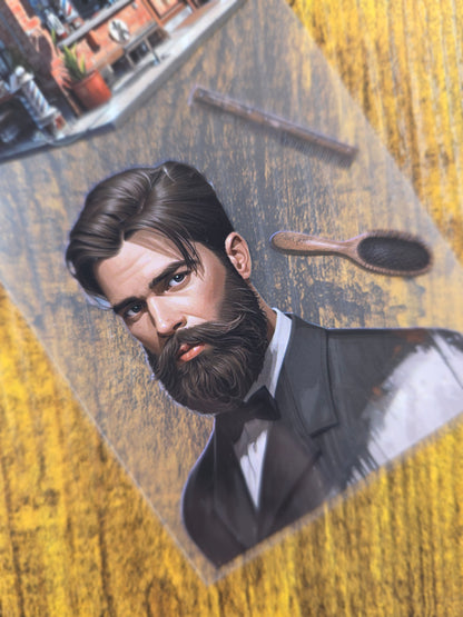 PET Tape Stickerband Barbershop 7cm x 1,50m