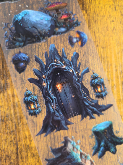 PET Tape Stickerband 4er Set Fantasy Bundle 7cm x 1,50m