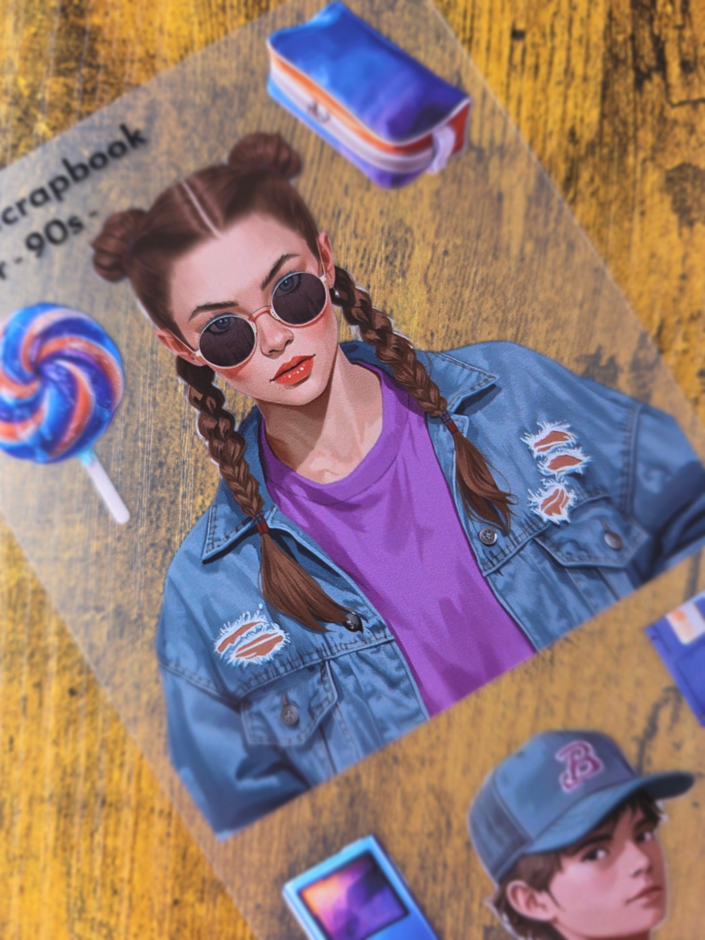 PET Tape Stickerband 90er Jahre  7cm x 1,50m