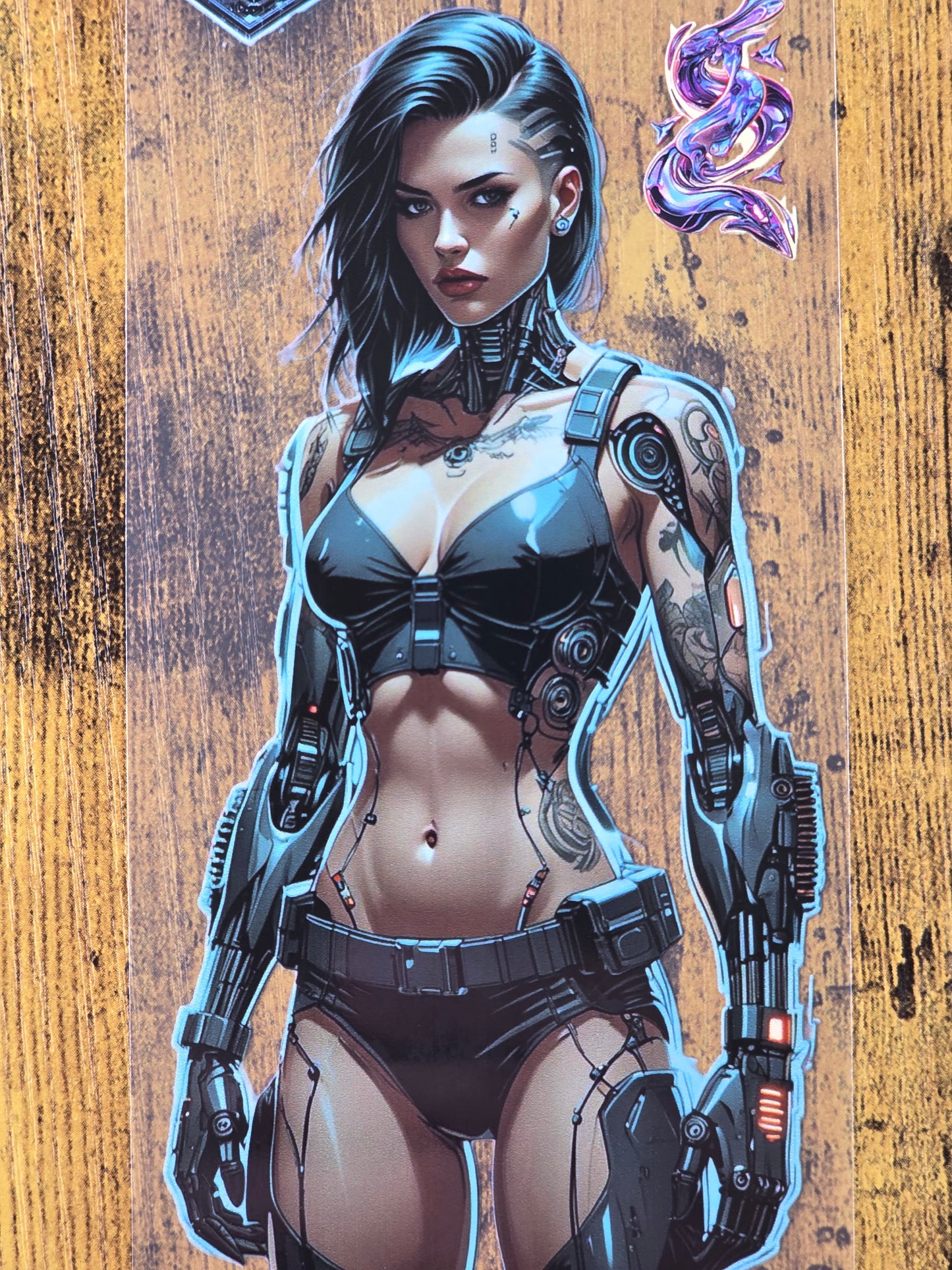 PET Tape Stickerband Cyberpunk 7cm x 1,50m