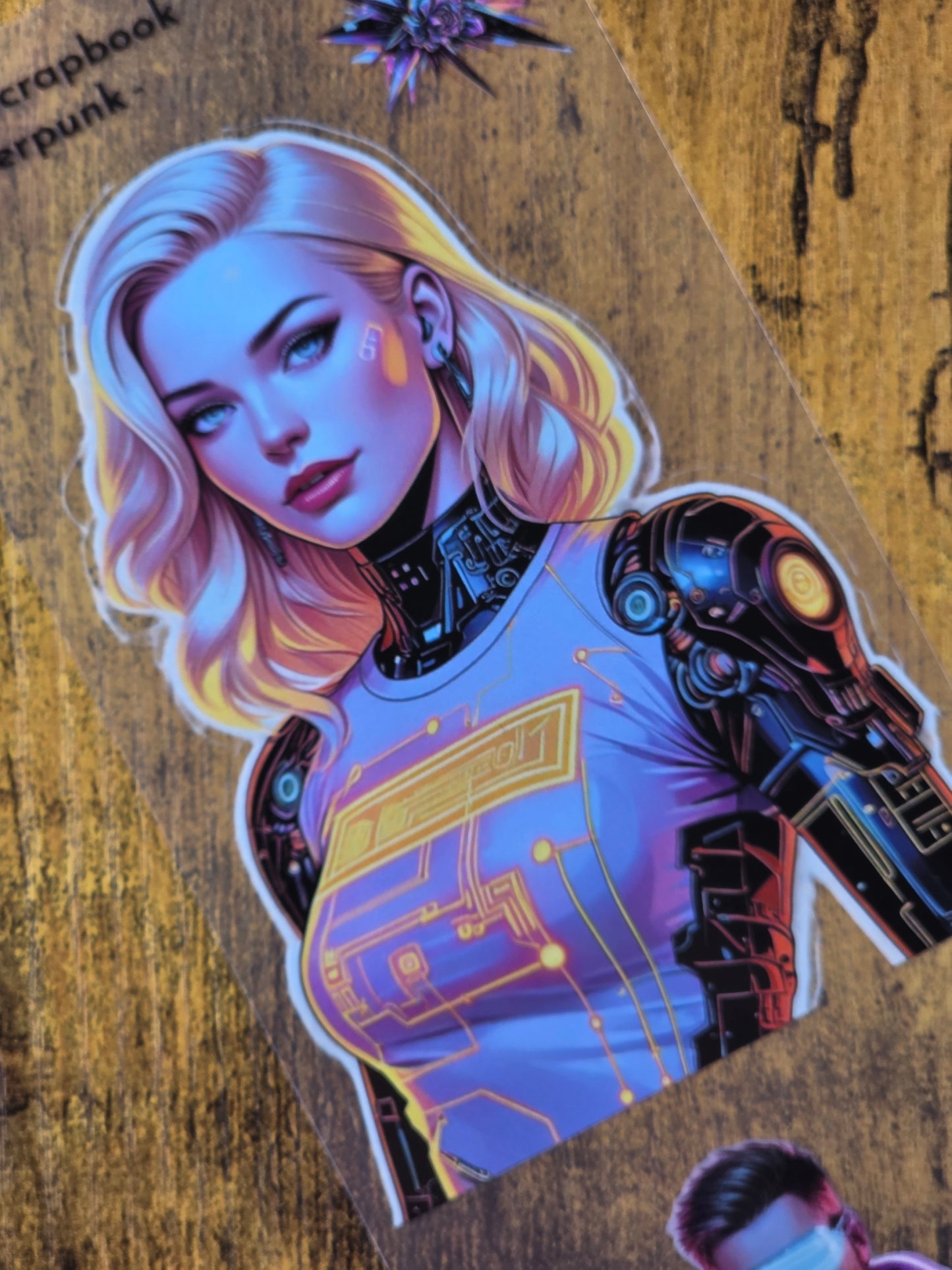 PET Tape Stickerband Cyberpunk 7cm x 1,50m