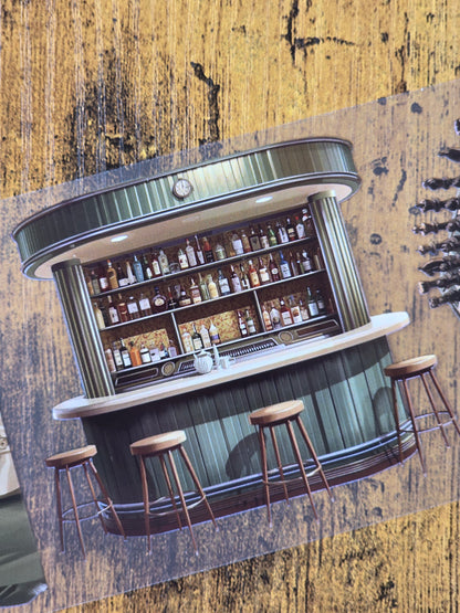 PET Tape Stickerband 4er Set Vintage Bundle 7cm x 1,50m