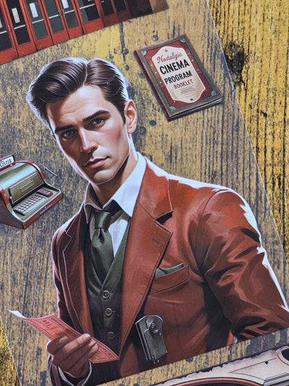 PET Tape Stickerband 4er Set Vintage Bundle 7cm x 1,50m