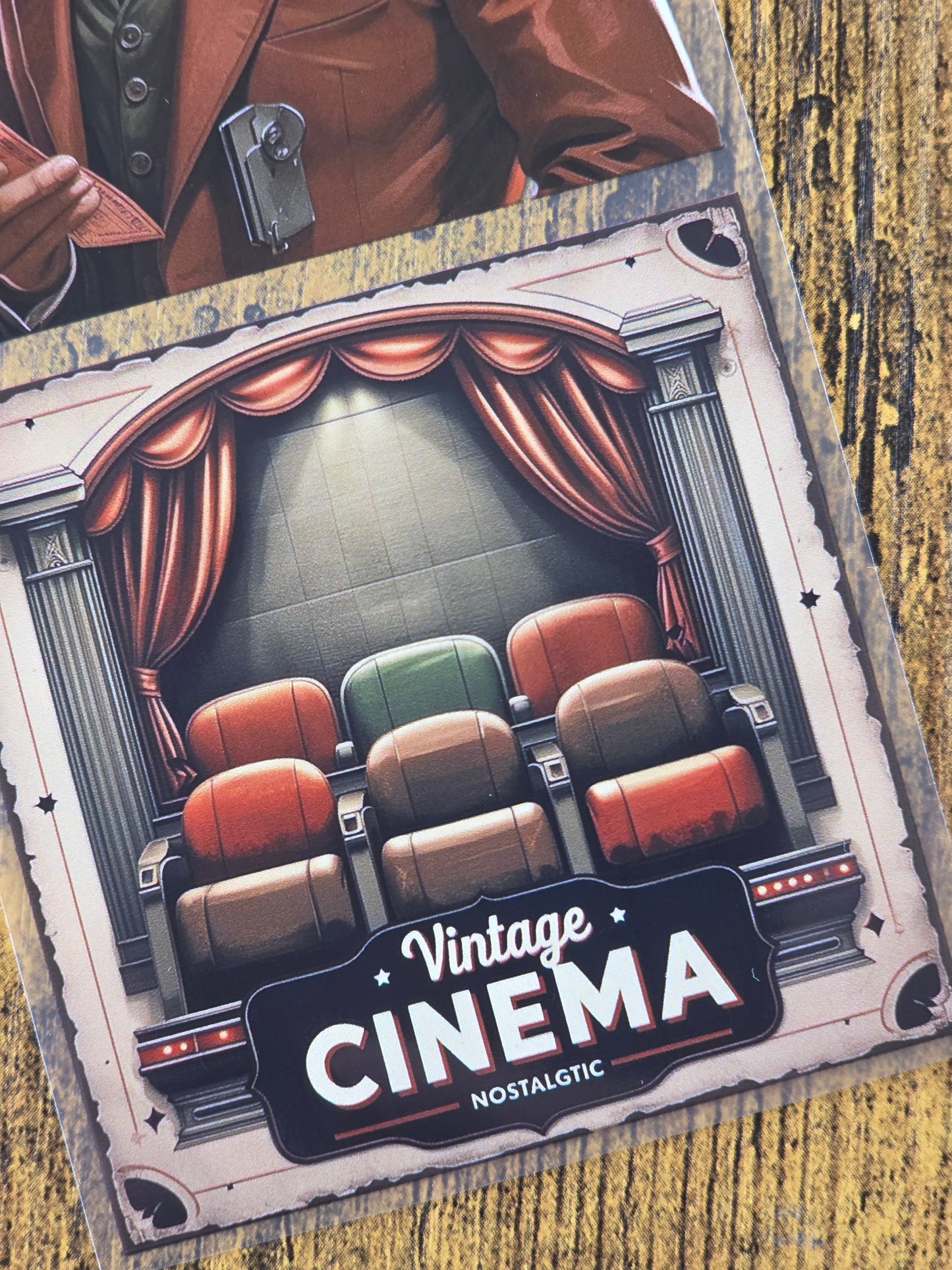 PET Tape Stickerband 4er Set Vintage Bundle 7cm x 1,50m