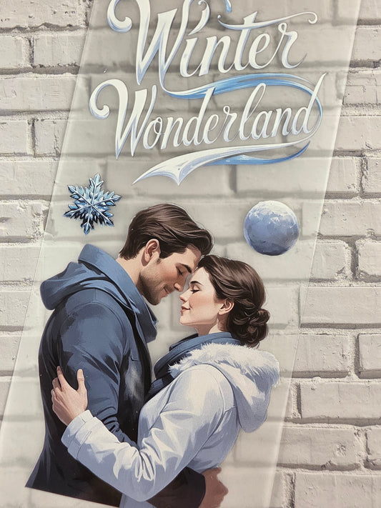 PET Tape Stickerband Winterwunderland / Winter Wonder Land 7cm x 1,50m