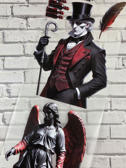 PET Tape Stickerband 2er Set Halloween & Gothic Bundle 7cm x 1,50m