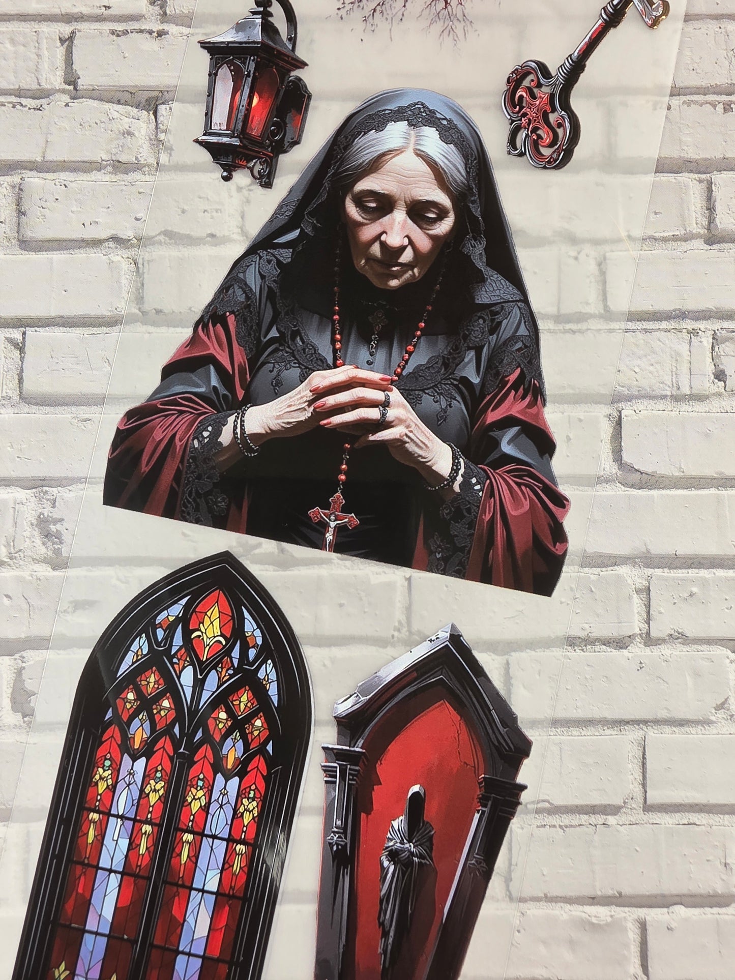 PET Tape Stickerband 2er Set Halloween & Gothic Bundle 7cm x 1,50m