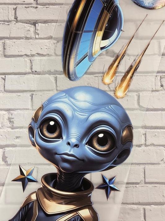 PET Tape Stickerband Weltall / Space 7cm x 1,50m