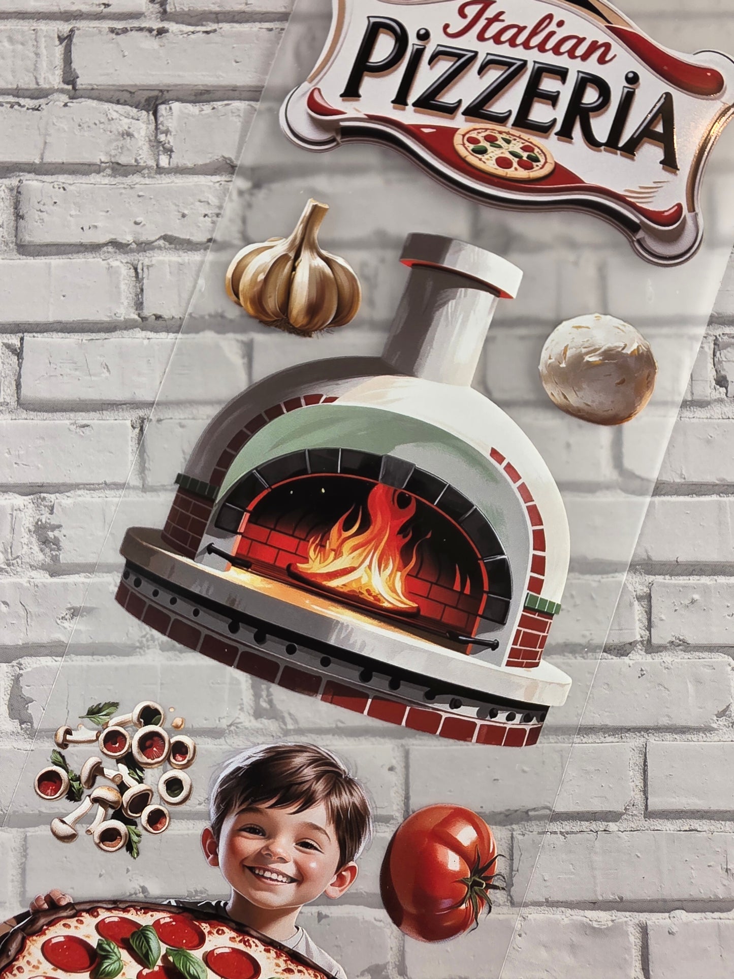 PET Tape Stickerband Pizzeria 7cm x 1,50m