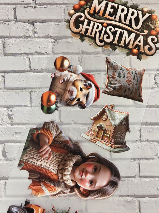 PET Tape Stickerband Weihnachtsabend / Christmas Eve 7cm x 1,50m