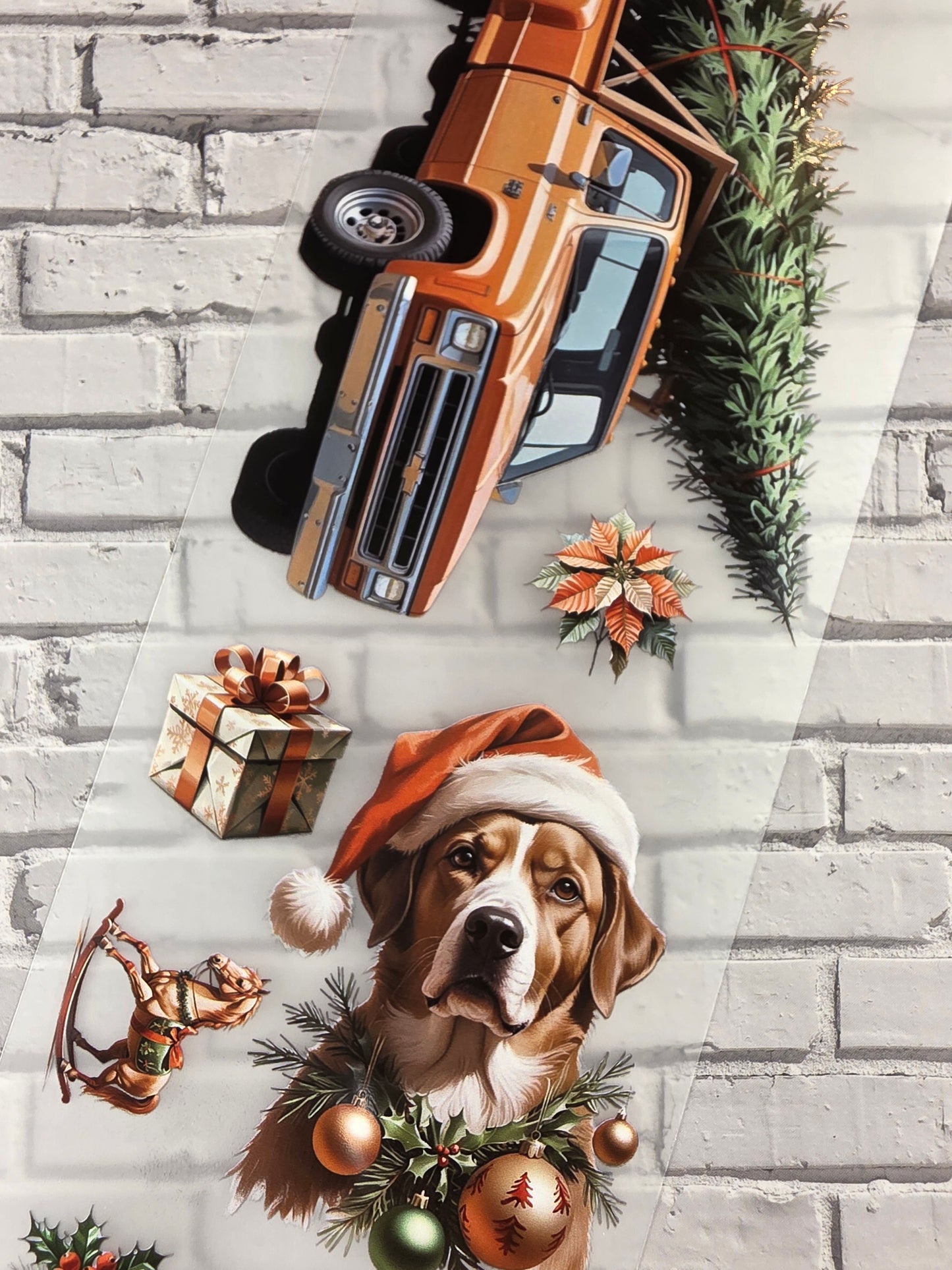 PET Tape Sticker Christmas Eve 7cm x 1.50m 