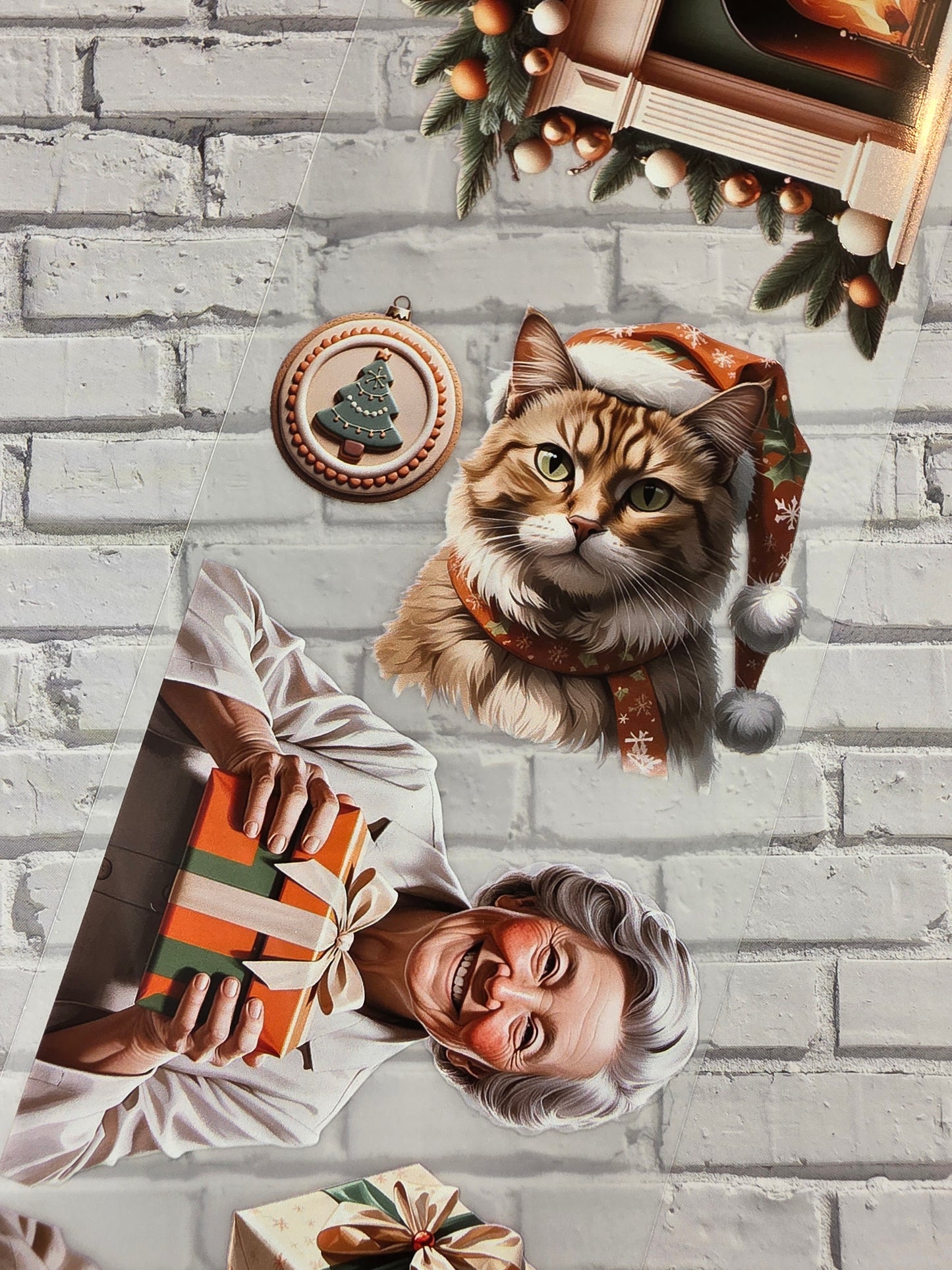 PET Tape Sticker Christmas Eve 7cm x 1.50m 