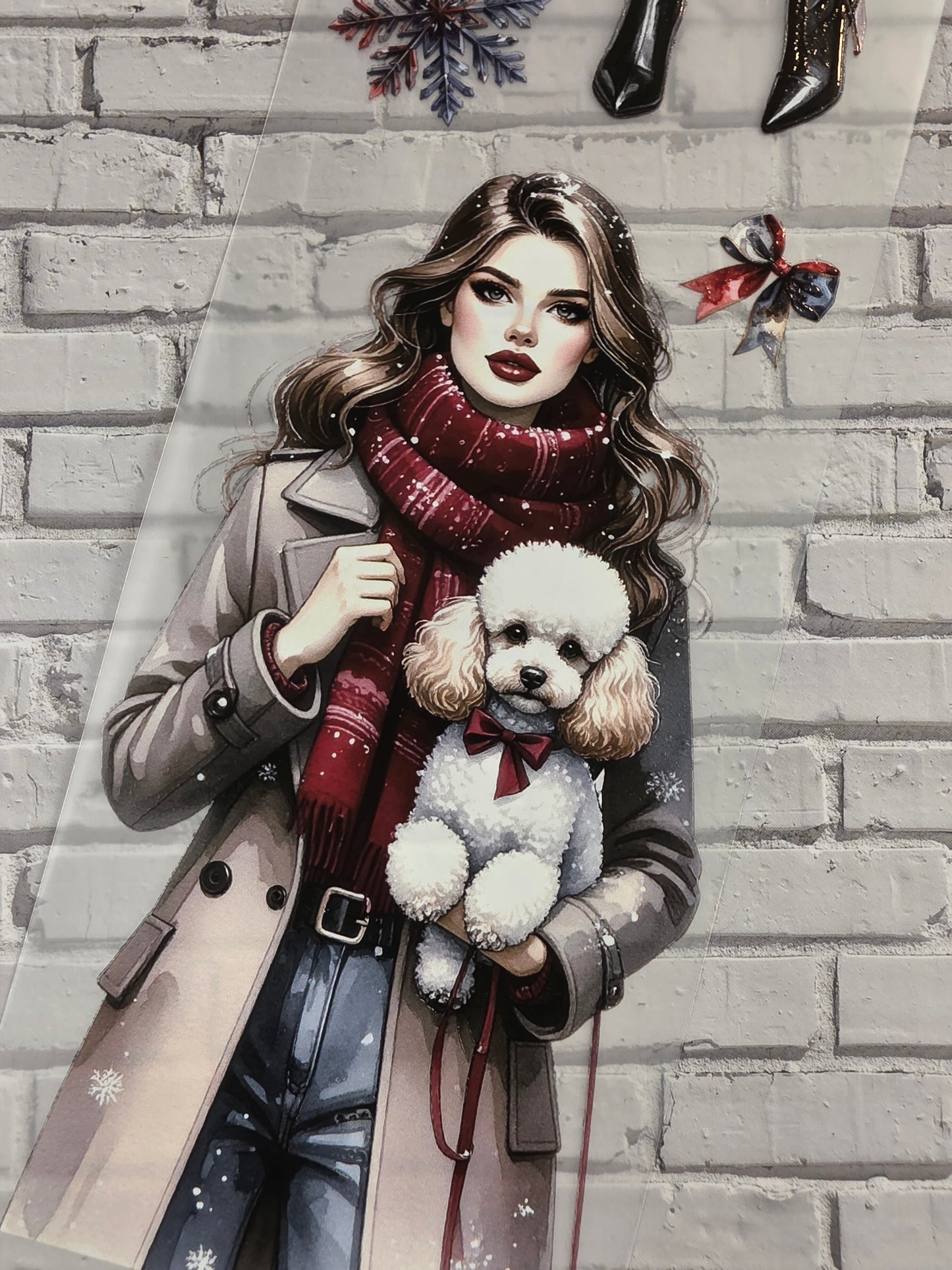 PET Tape 3D Stickerband New York Ladies Winter Edition 7cm x 1,50m