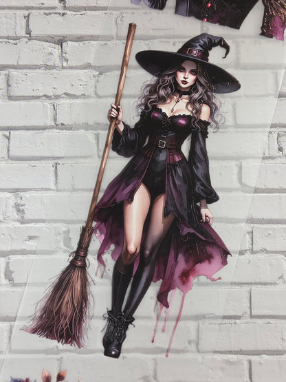 PET Tape 3D Stickerband Witch Ladies 7cm x 1,50m