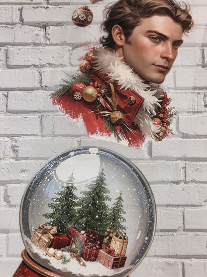 PET Tape Stickerband Vintage Christmas 7cm x 1,50m