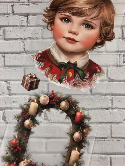 PET Tape Stickerband Vintage Christmas 7cm x 1,50m