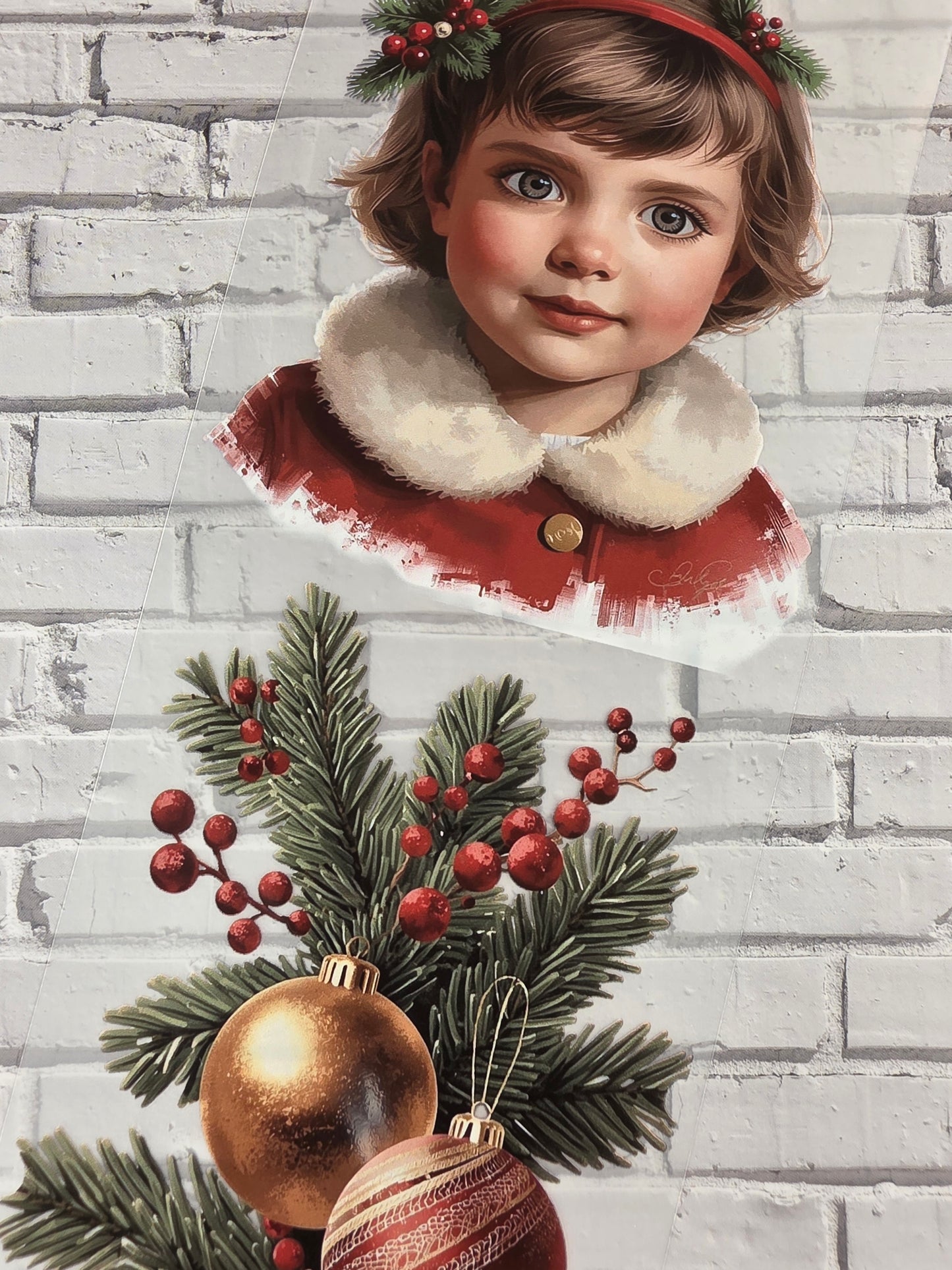 PET Tape Stickerband Vintage Christmas 7cm x 1,50m