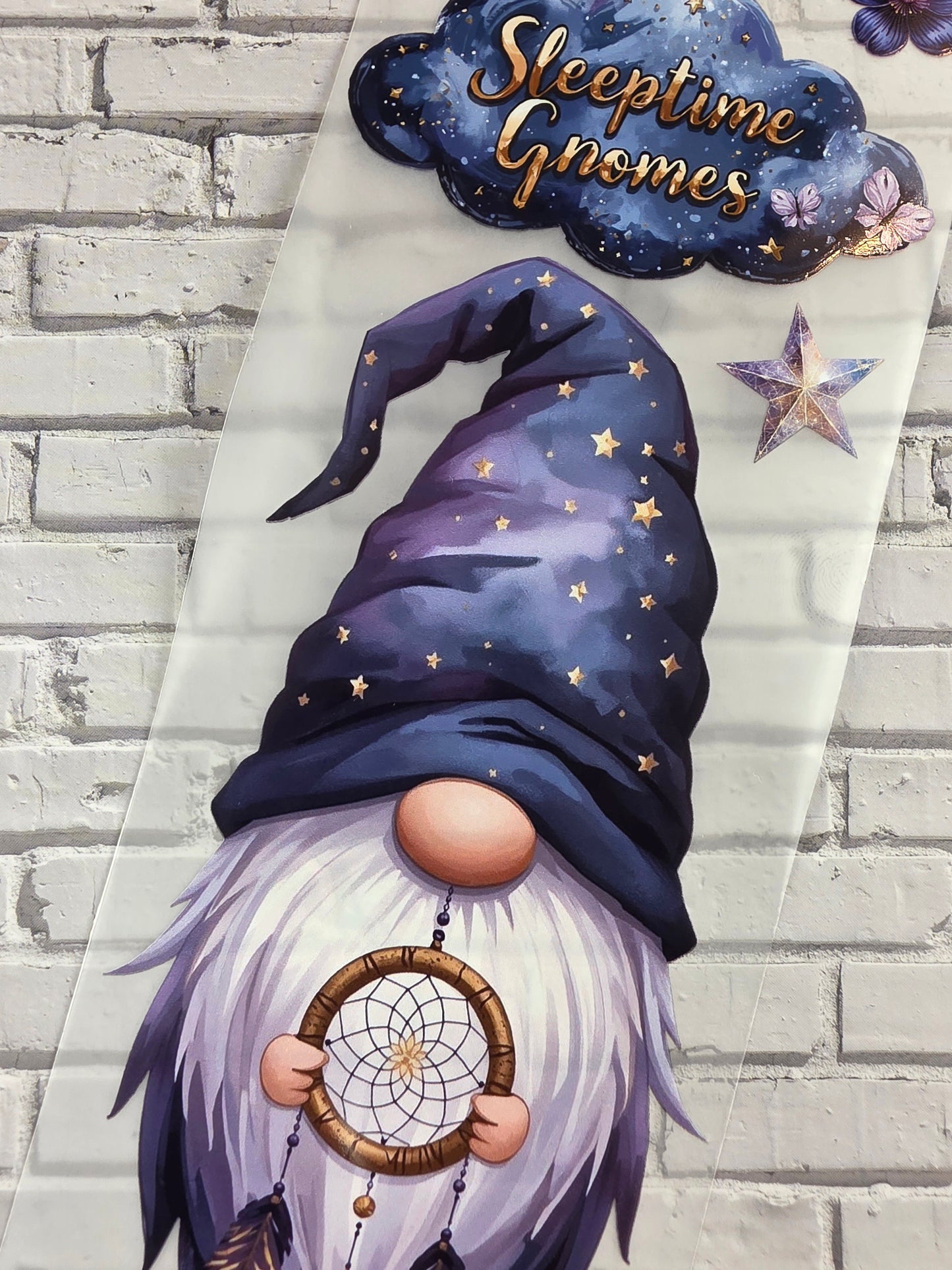 PET Tape Stickerband Sleeptime Gnomes 7cm x 1,50m
