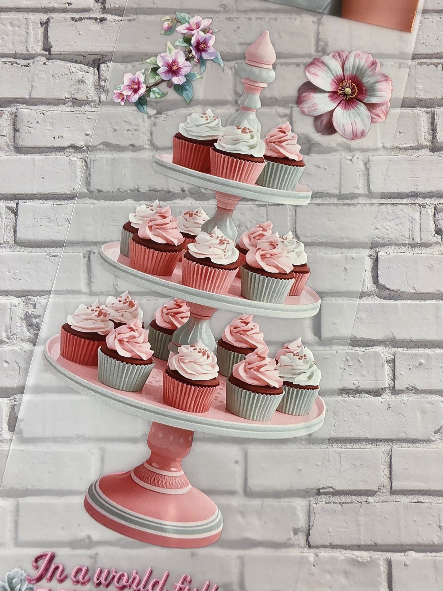 PET Tape Stickerband Cupcakeria 7cm x 1,50m