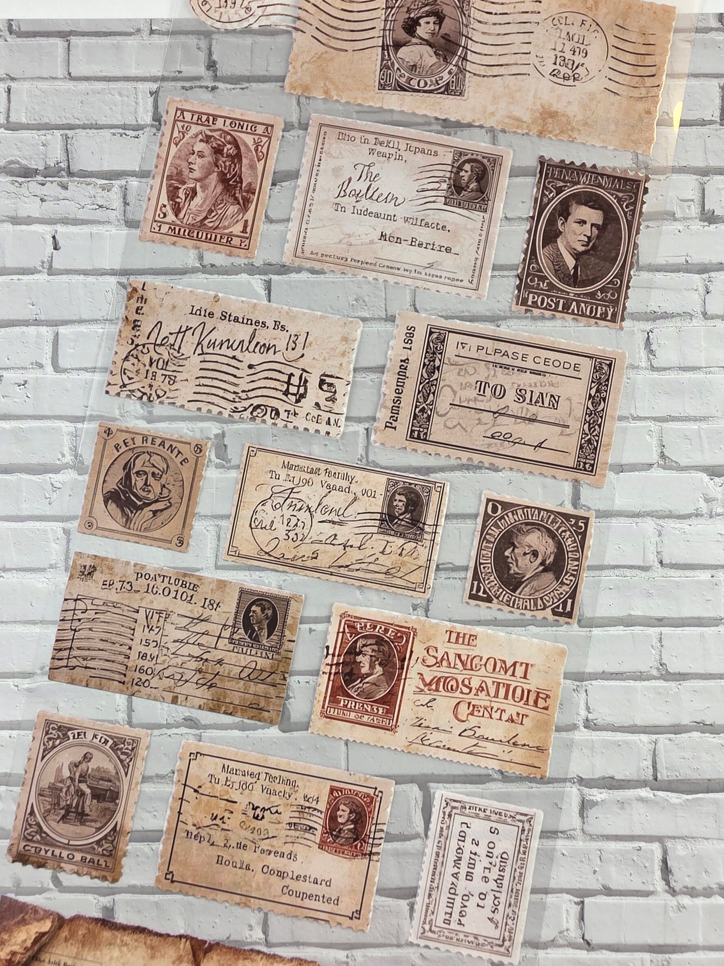 PET Tape XL Stickerband Journaling Papier 12cm x 1,50m