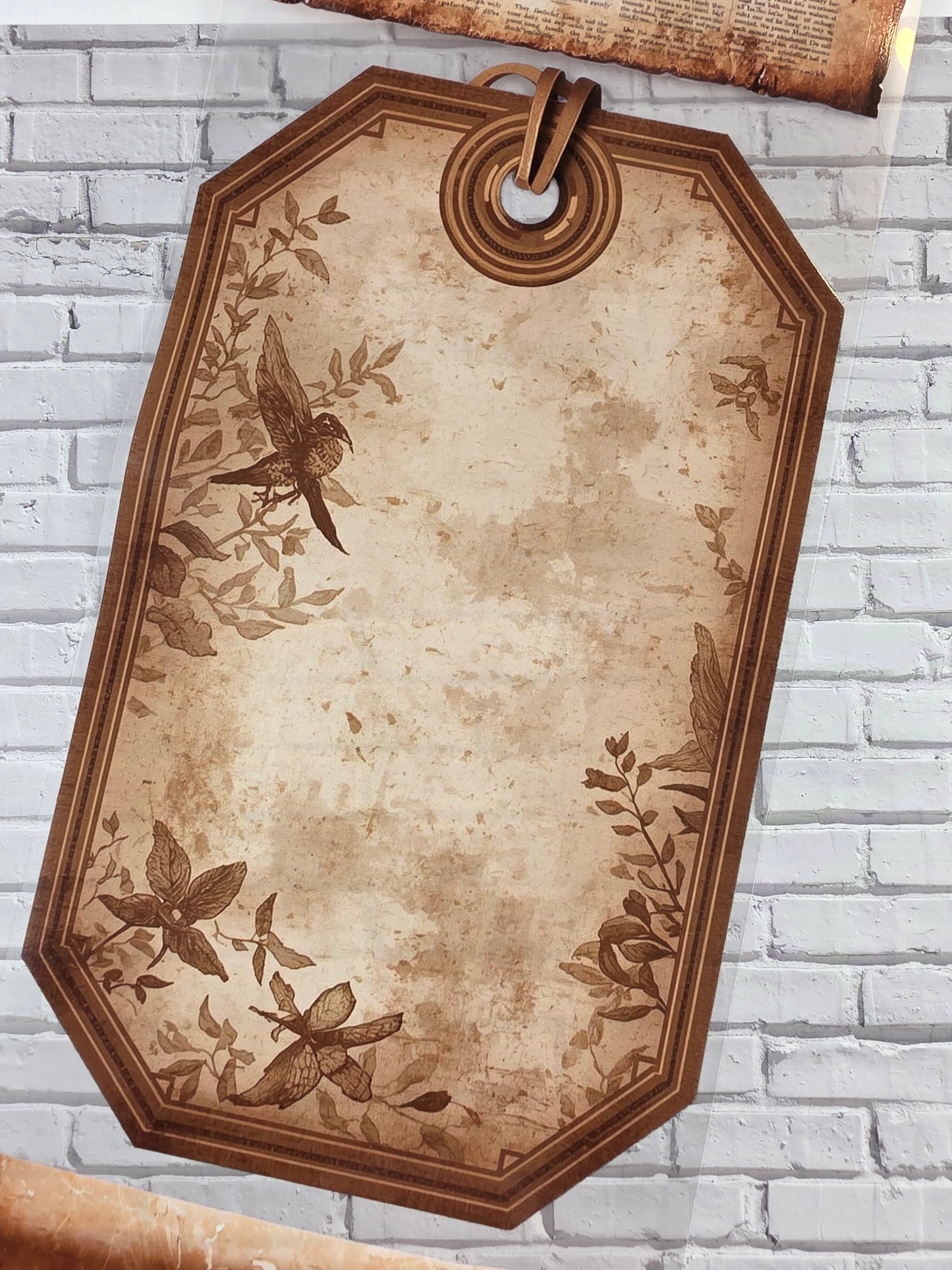 PET Tape XL Stickerband Journaling Papier 12cm x 1,50m