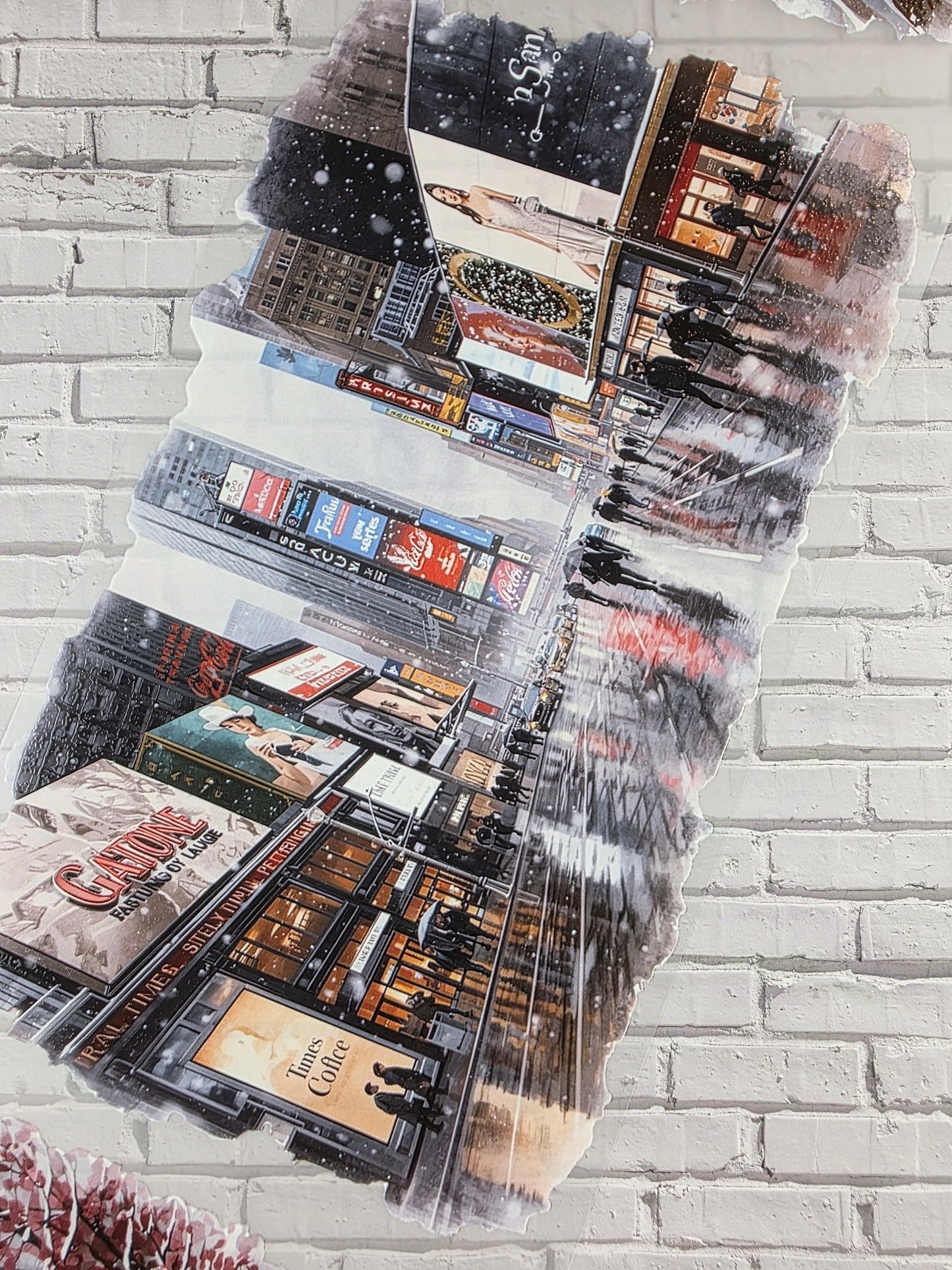 PET Tape XL 3D Stickerband New York Winter 12cm x 1,50m