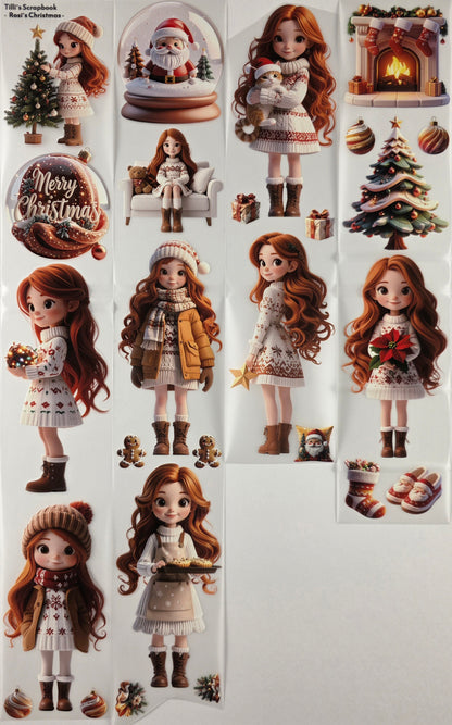 PET Tape Stickerband Rosi´s Christmas 7cm x 1,50m