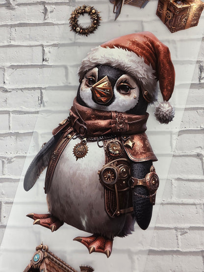 PET Tape Stickerband Steampunk Weihnachten 7cm x 1,50m