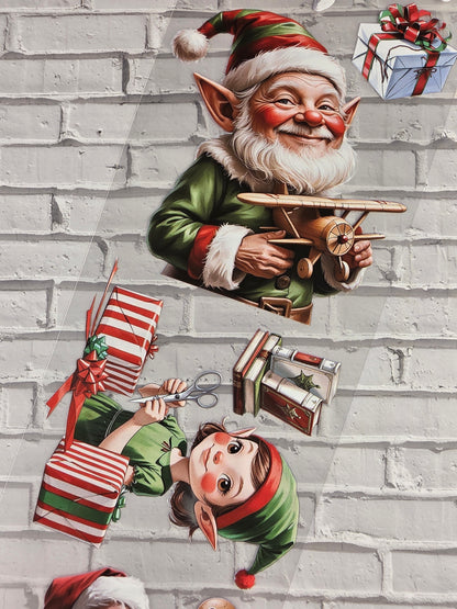 PET Tape Stickerband Weihnachtswerkstatt / Santa´s Workshop 7cm x 1,50m