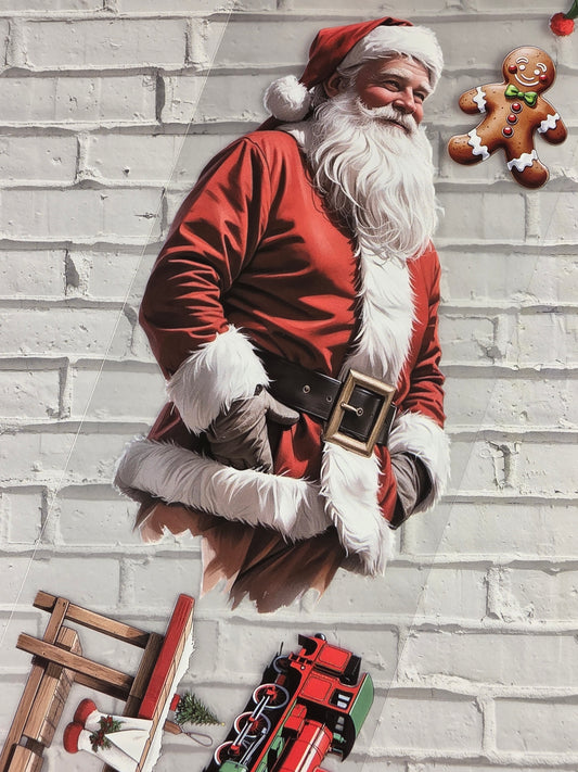 PET Tape Stickerband Weihnachtswerkstatt / Santa´s Workshop 7cm x 1,50m