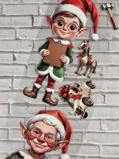 PET Tape Stickerband Weihnachtswerkstatt / Santa´s Workshop 7cm x 1,50m