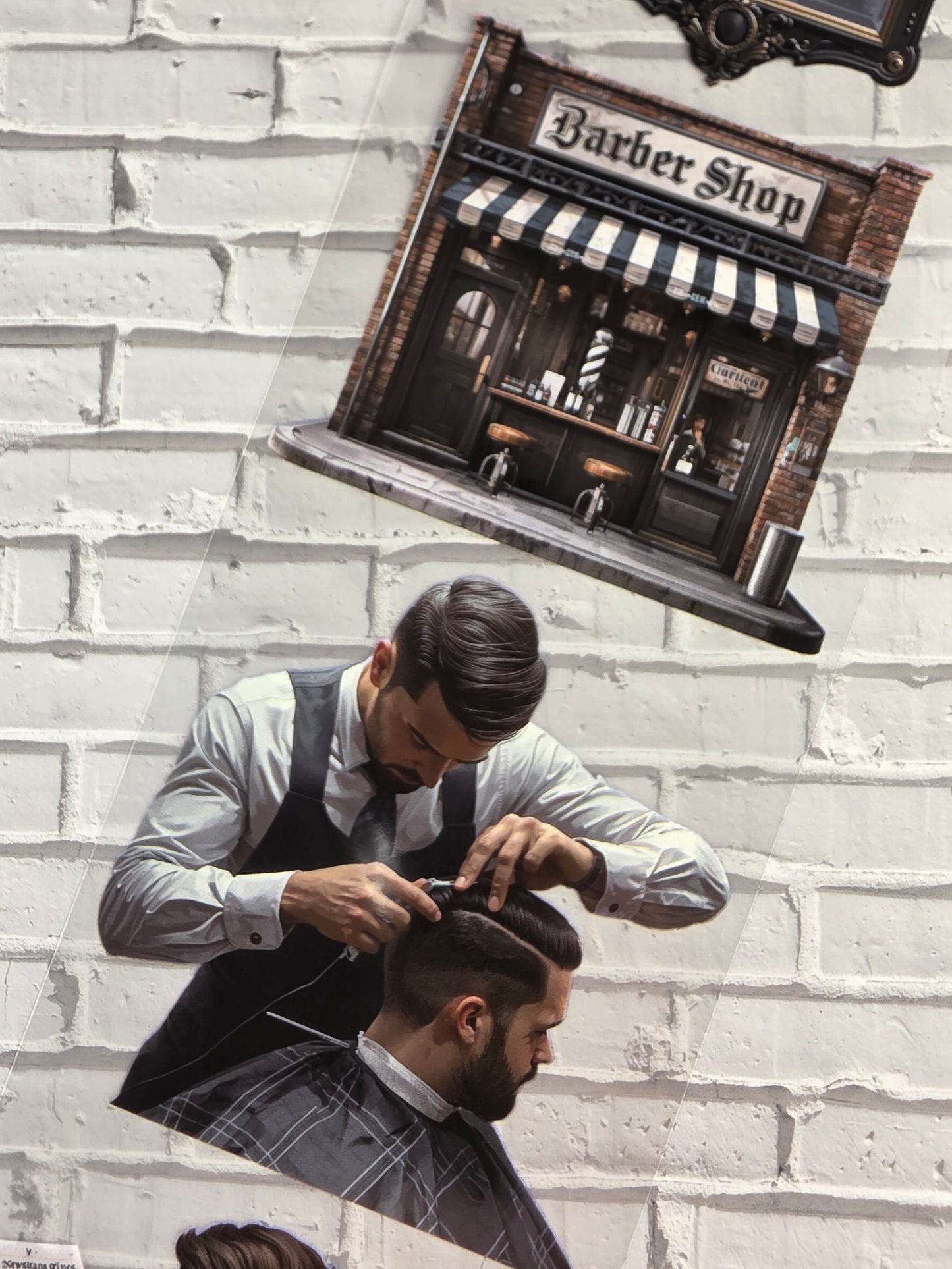 PET Tape Stickerband Barbershop 7cm x 1,50m
