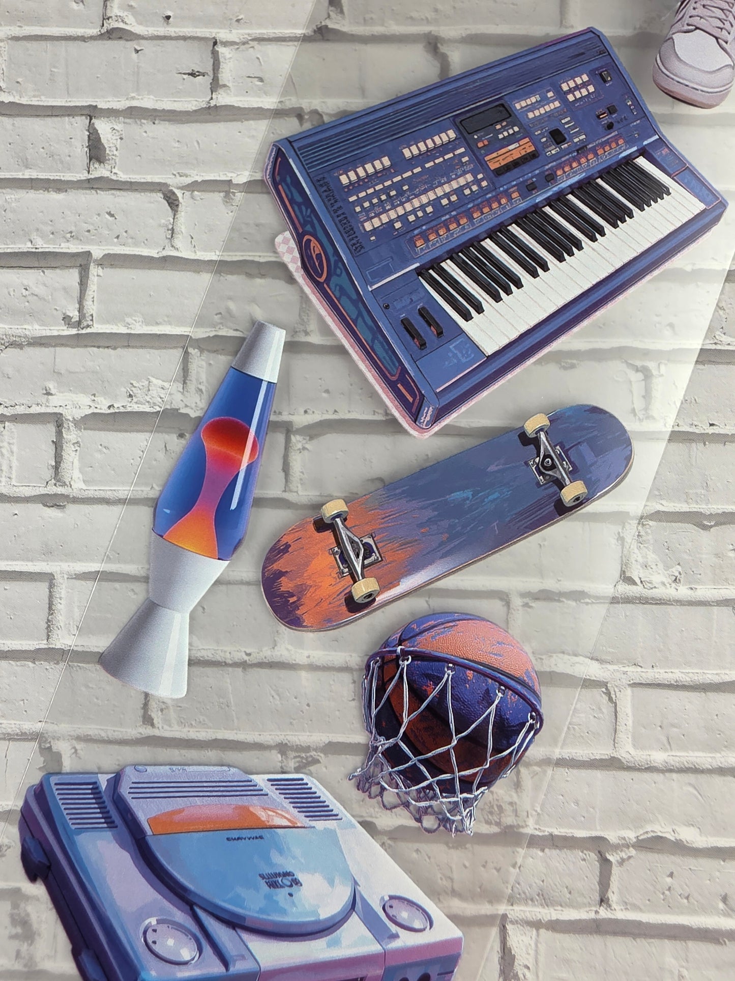 PET Tape Stickerband 90er Jahre  7cm x 1,50m
