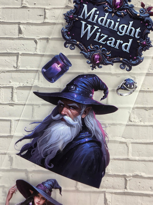 PET Tape Stickerband Midnight Wizard 7cm x 1,50m