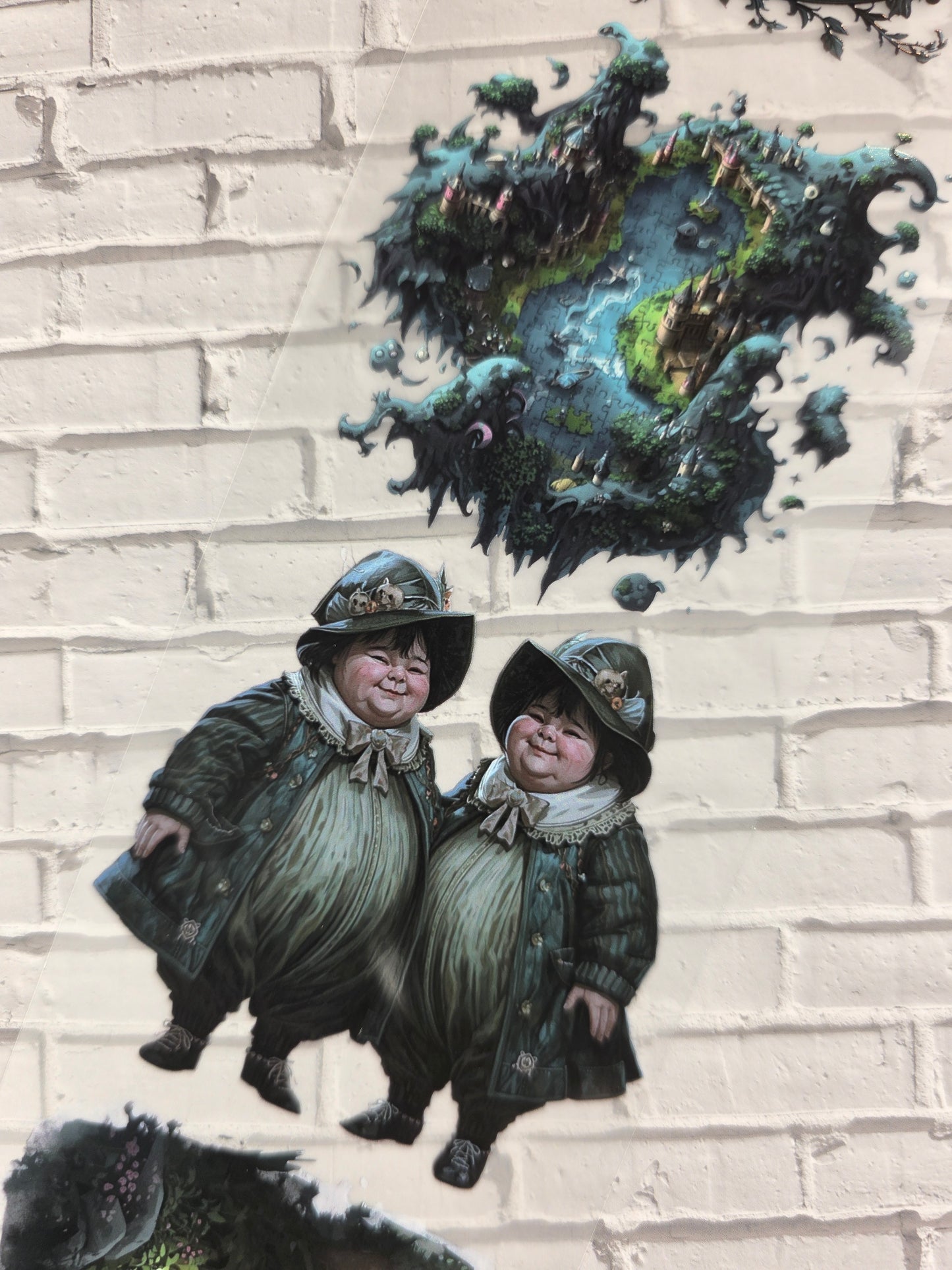 PET Tape Stickerband Wunderland mit Alice 7cm x 1,50m