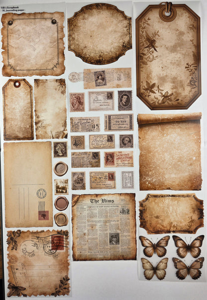 PET Tape XL Stickerband Journaling Papier 12cm x 1,50m