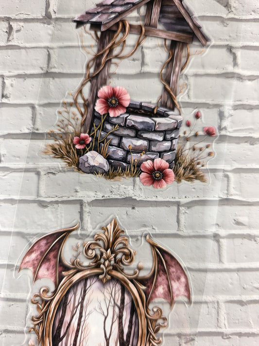 PET Tape 3D PRE-Cut Stickerband Shadowveil Garden 7cm x 1,50m