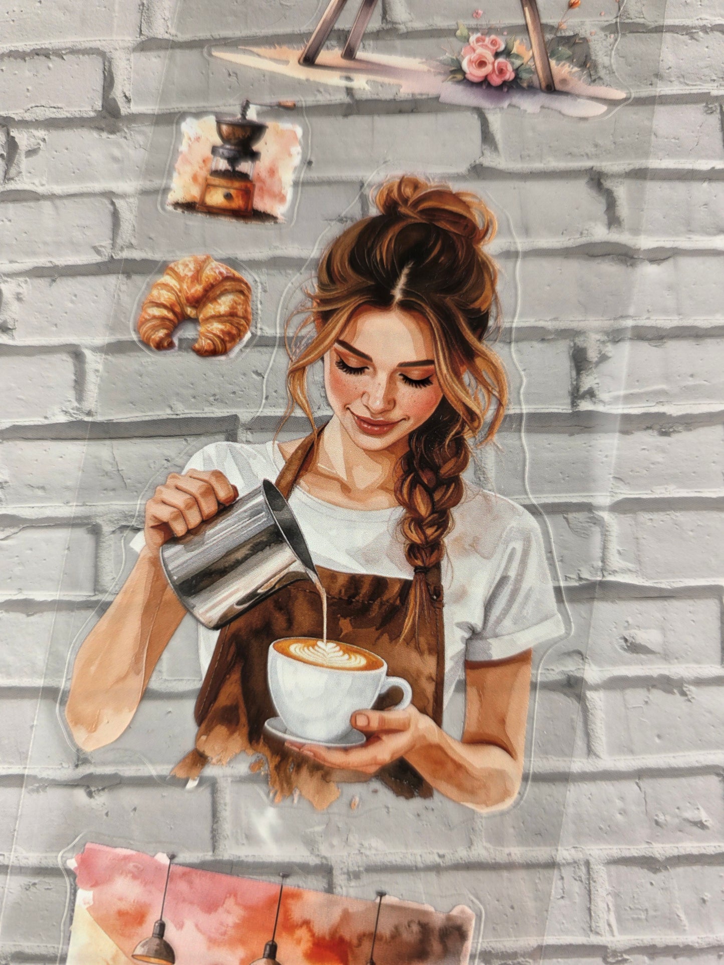 PET Tape 3D PRE-Cut Stickerband Coffee Lover 7cm x 1,50m