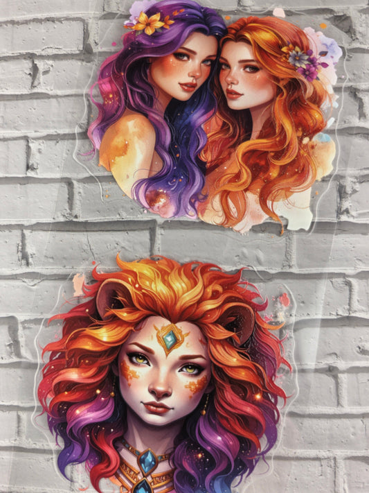 PET Tape 3D PRE-Cut Stickerband Zodiac Sign 7cm x 1,50m