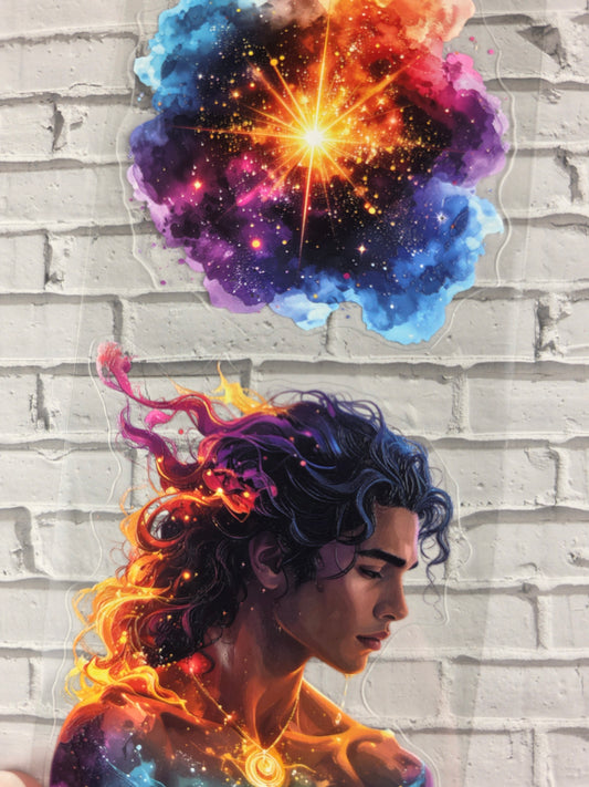 PET Tape 3D PRE-Cut Stickerband Zodiac Sign 7cm x 1,50m