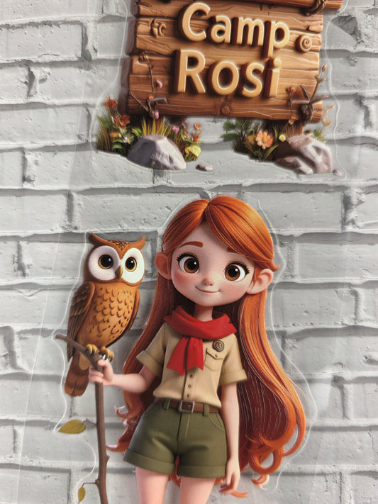 PET Tape 3D PRE-Cut Stickerband Camp Rosi 7cm x 1,50m