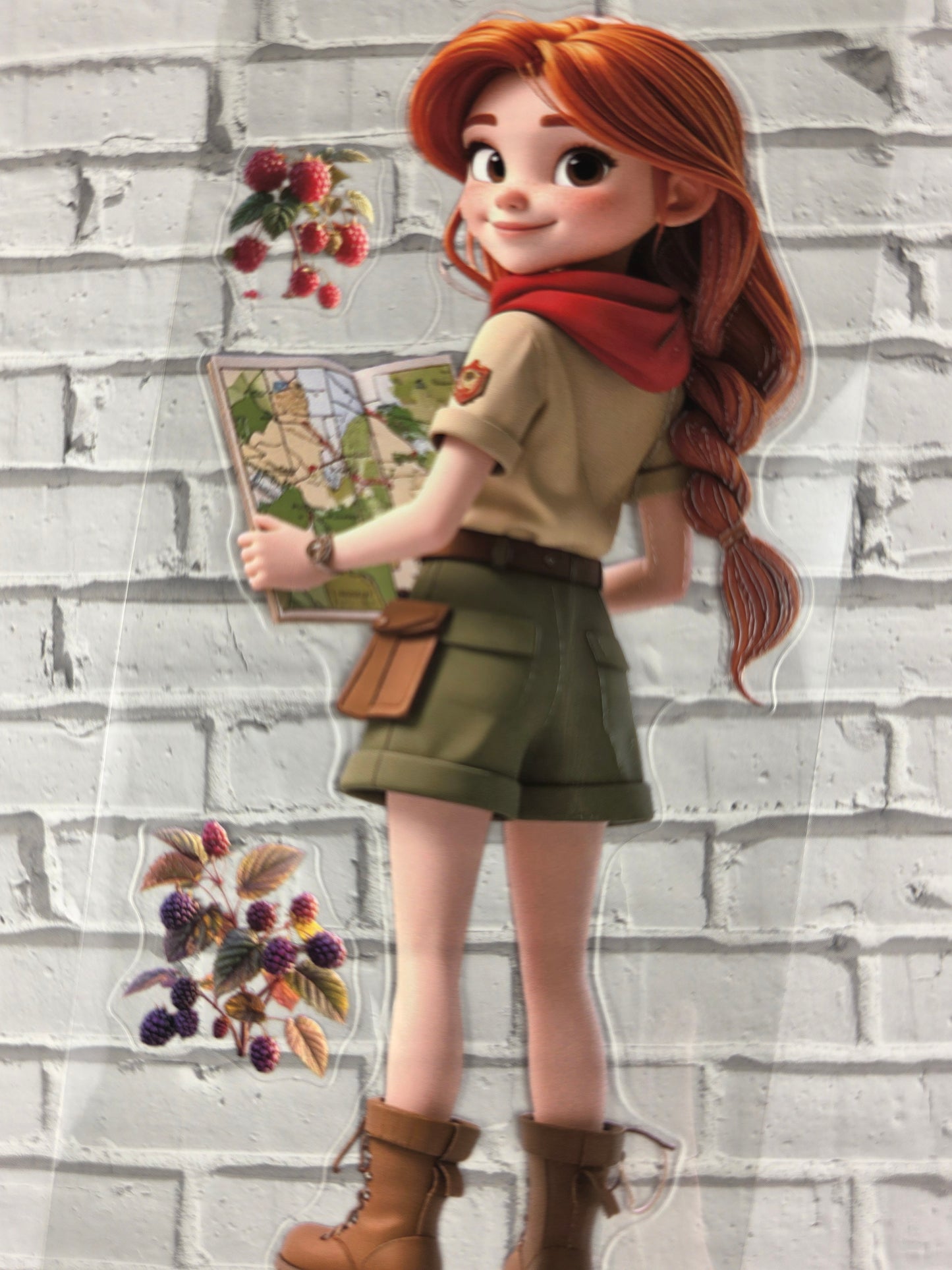 PET Tape 3D PRE-Cut Stickerband Camp Rosi 7cm x 1,50m