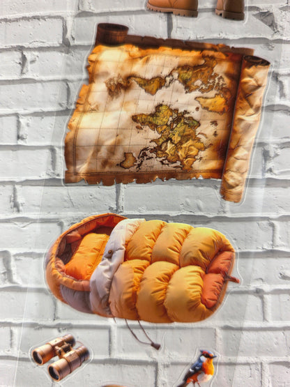 PET Tape 3D PRE-Cut Stickerband Camp Rosi 7cm x 1,50m