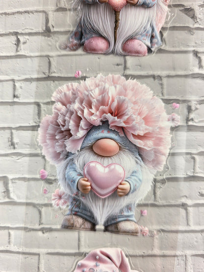 PET Tape 3D PRE-Cut Stickerband Floral Heart Gnomes 7cm x 1,50m