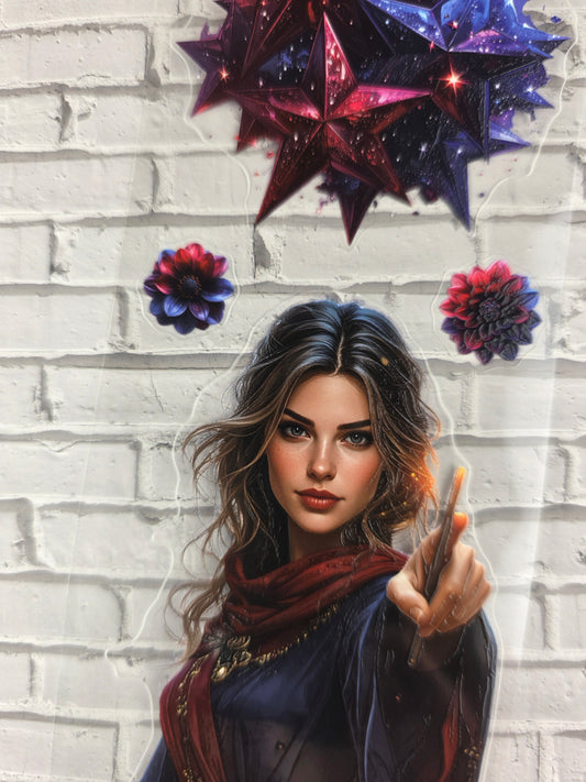 PET Tape 3D PRE-Cut Stickerband School for magic ladies 7cm x 1,50m