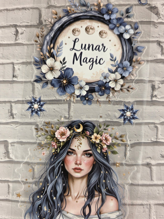 PET Tape 3D PRE-Cut Stickerband Lunar Magic 7cm x 1,50m