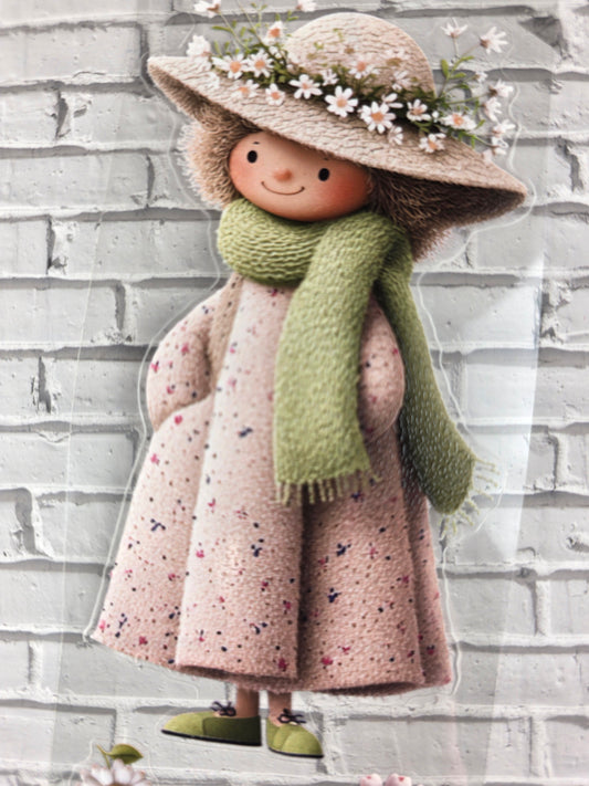 PET Tape 3D PRE-Cut Stickerband Whimsical spring 7cm x 1,50m