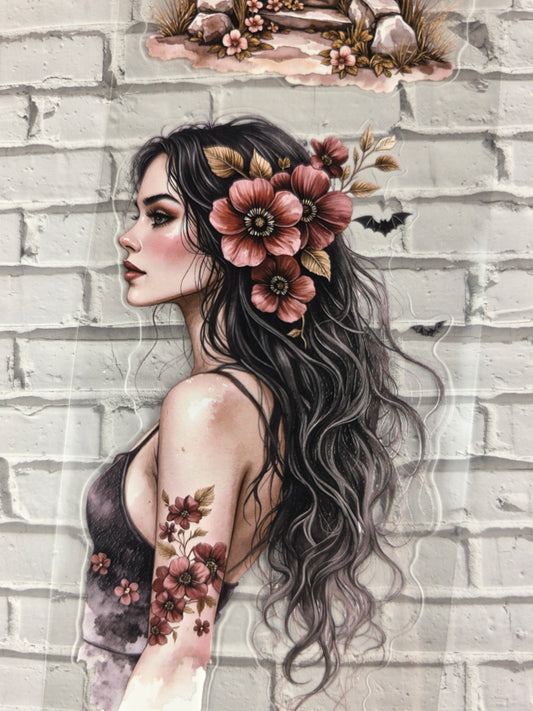 PET Tape 3D PRE-Cut Stickerband Shadowveil Garden 7cm x 1,50m