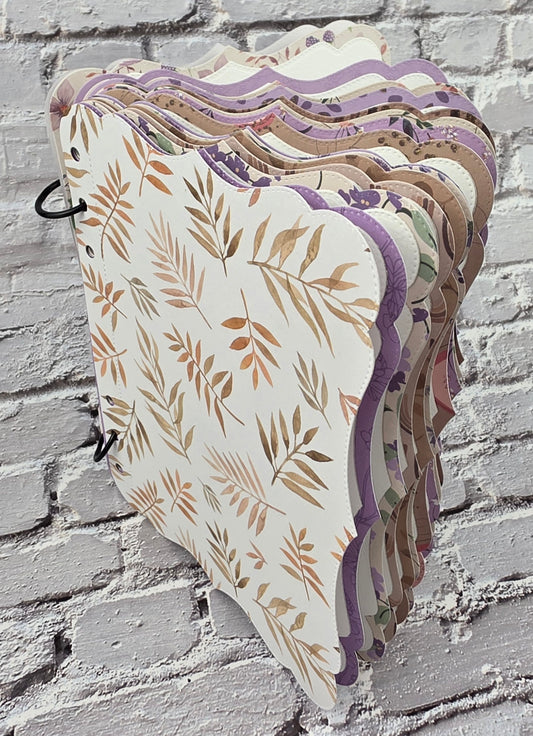 Handmade Journal / Scrapbook 14 Seiten Aquarellpapier (14x10cm) 300gsm